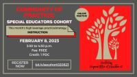 Community of Practice: Special Educators Cohort