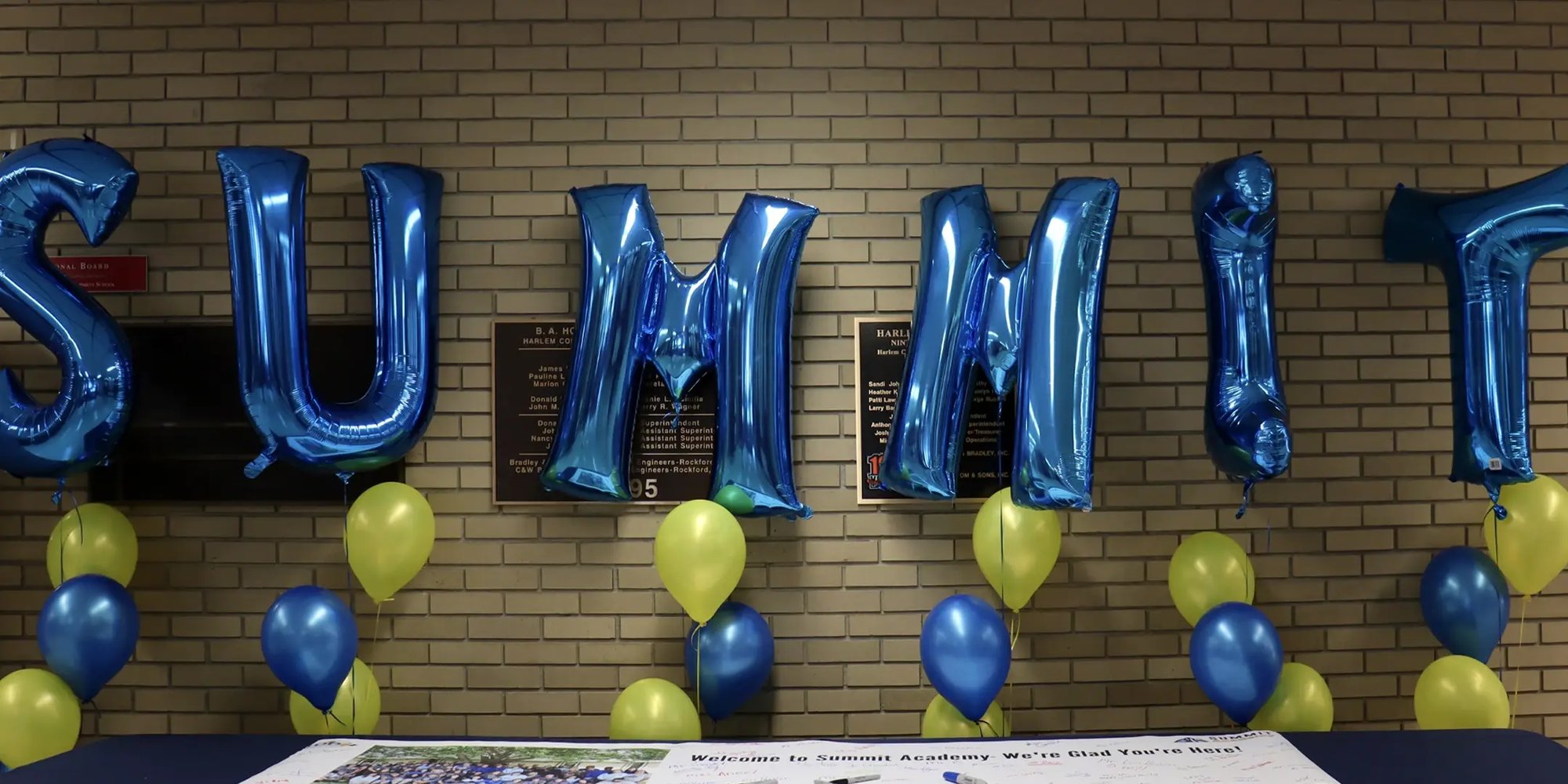Summit Academy balloons