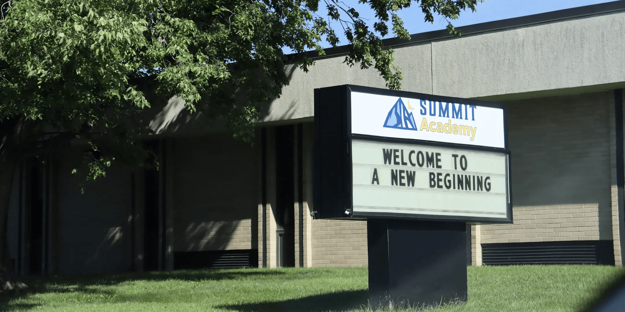 Summit Academy sign