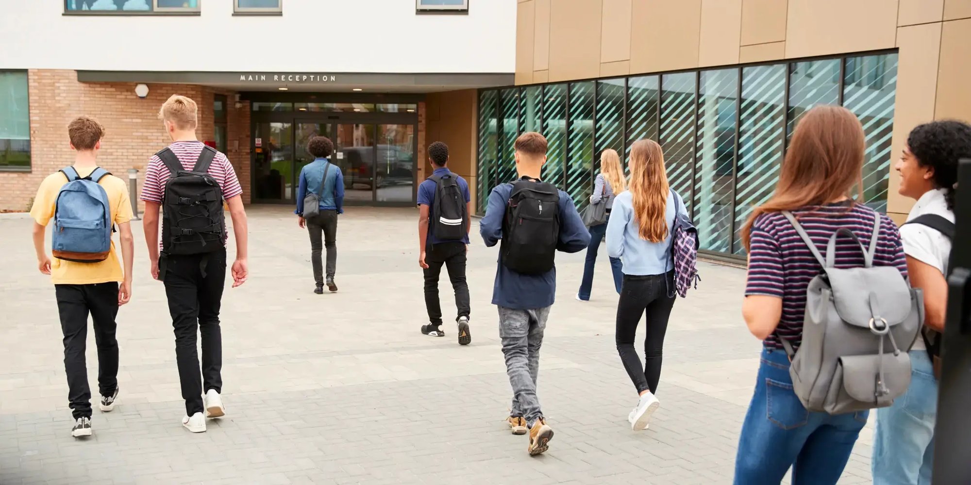 School entrance
