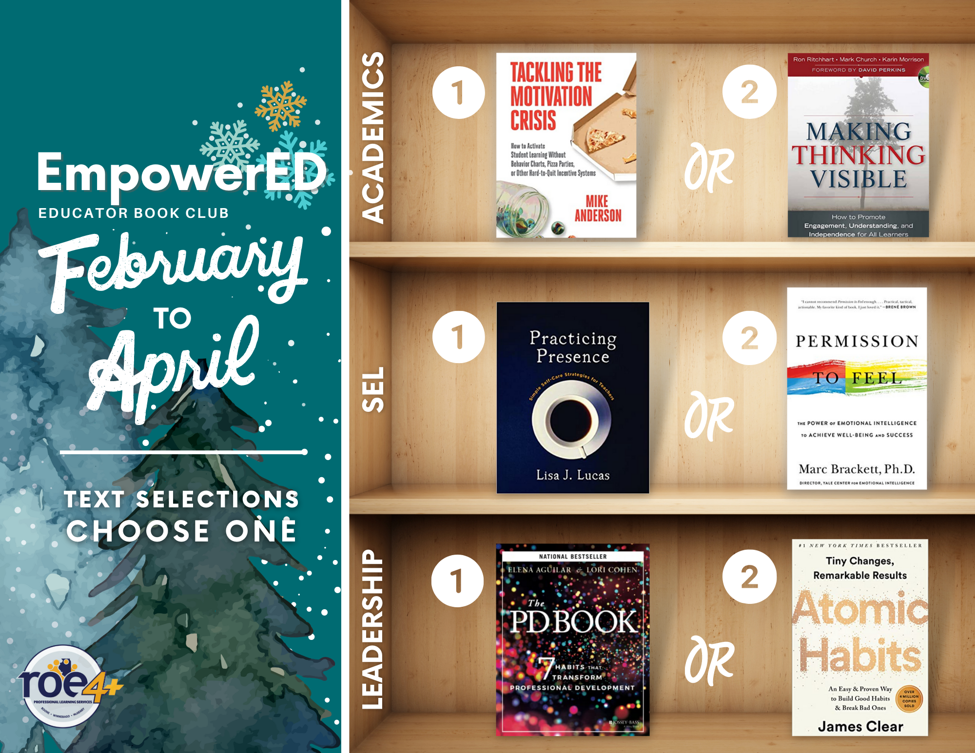 EmpowerED Winter Book Selections Feb April