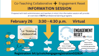 Co-Teaching and Engagement Reset Info Session