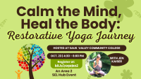 (CANCELLED) Calm the Mind, Heal the Body: A Restorative Yoga Journey